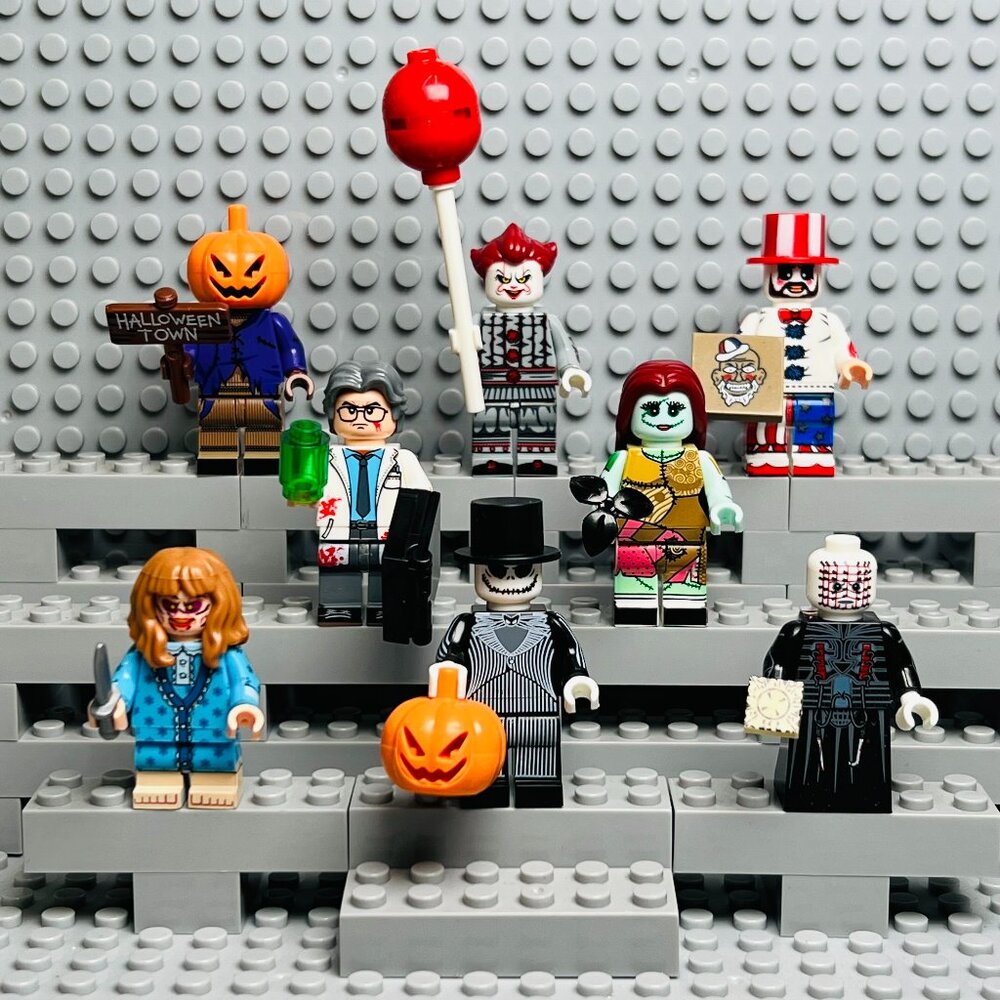 Halloween Horror Custom Minifigure Lot of 8